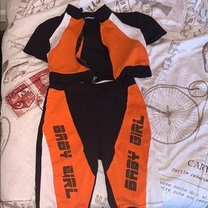 Biker short set